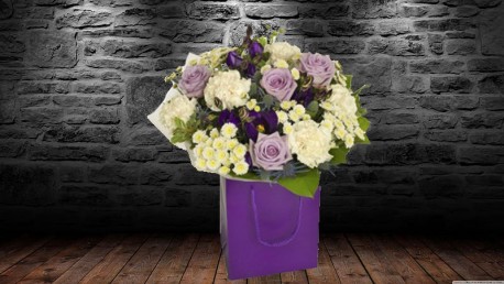 Lilac Rose Bouquet