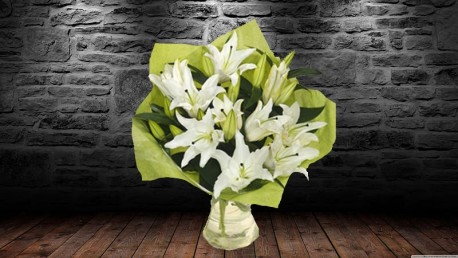 White Lily Bouquet