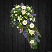 Purple & White Lily - SPR107