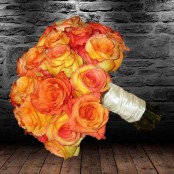 Orange Rose Bridal Posy